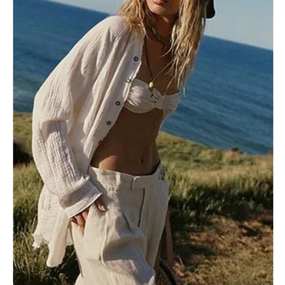 Free People Tops - We The Free - Summer Daydream Button Down Shirt Size M